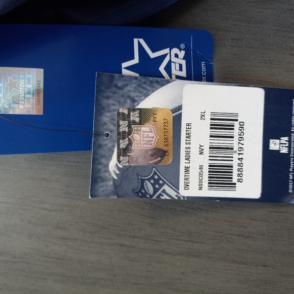 Dallas Cowboys Overtime Ladies Starter Jacket Size 2XL New With Tags - Picture 8 of 11